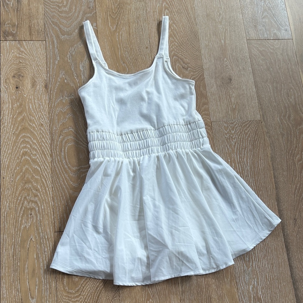 NWT Very J New In Ribbed Tank Athletic Skirt Dress